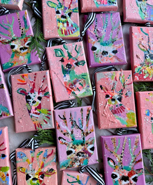 Tiny Dancer Pink Reindeer