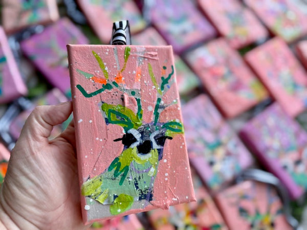 Tiny Dancer Pink Reindeer