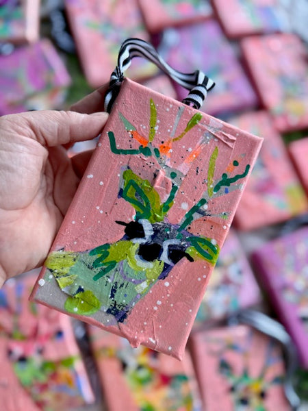 Tiny Dancer Pink Reindeer