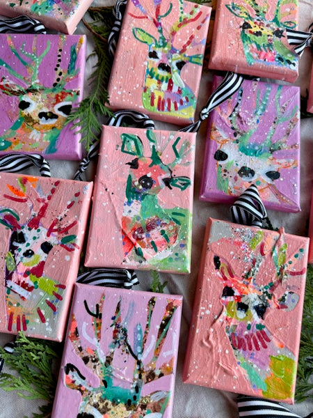 Tiny Dancer Pink Reindeer