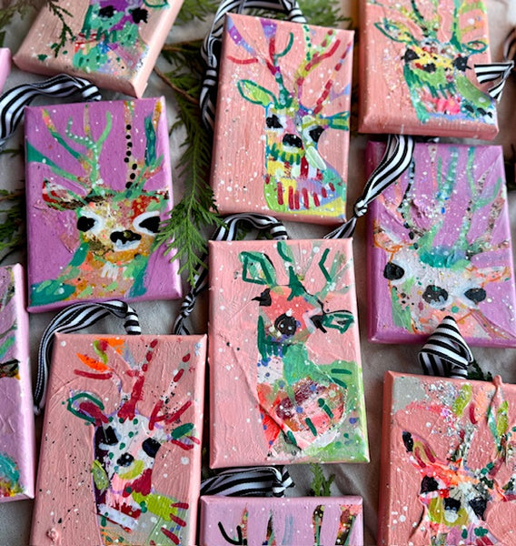 Tiny Dancer Pink Reindeer