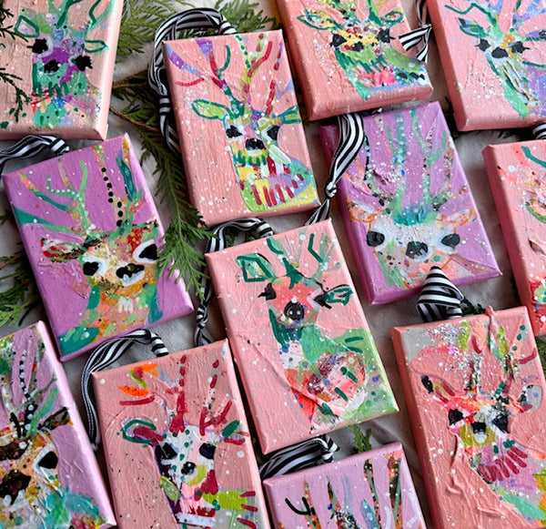 Tiny Dancer Pink Reindeer