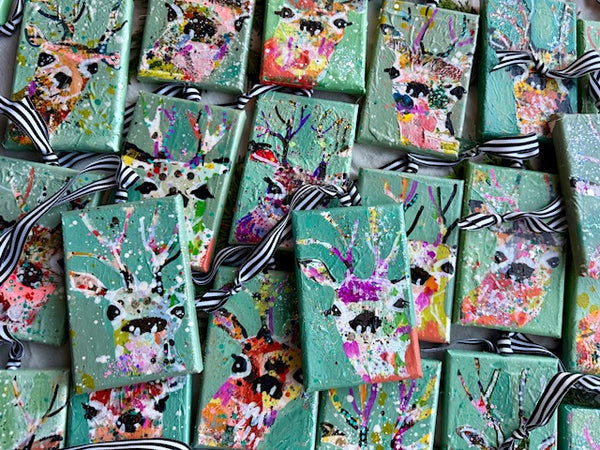 Dean Martin Blue-Green Reindeer