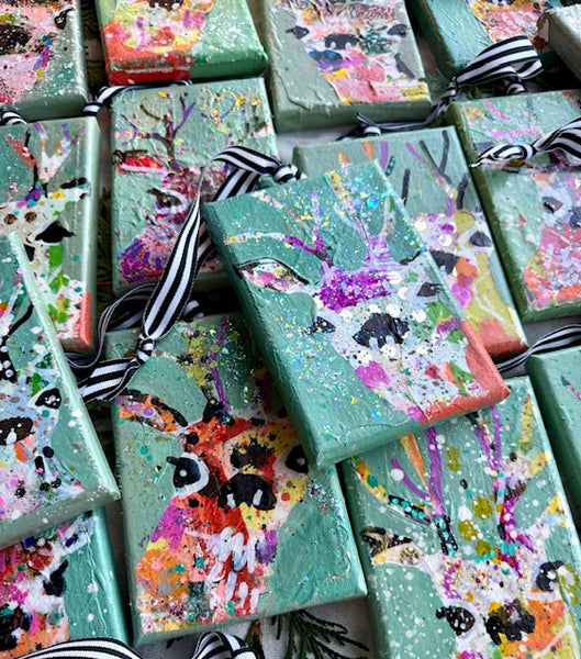 Dean Martin Blue-Green Reindeer