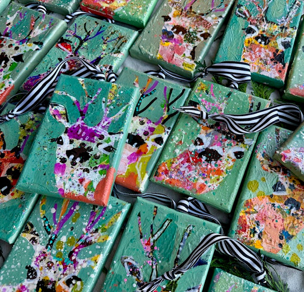 Dean Martin Blue-Green Reindeer