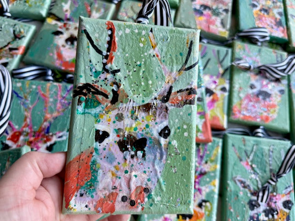 Dean Martin Blue-Green Reindeer