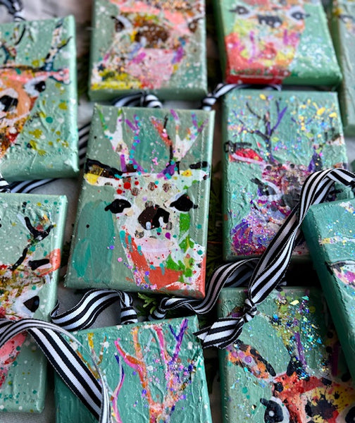 Dean Martin Blue-Green Reindeer