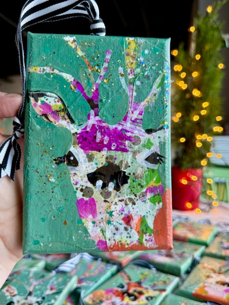 Dean Martin Blue-Green Reindeer