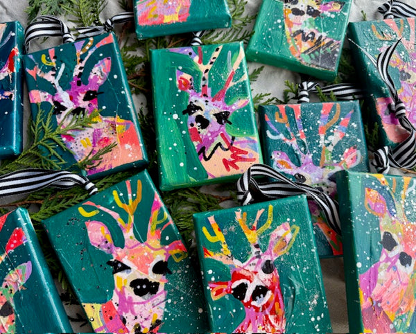 Midwinter Mint-Whip Teal Reindeer