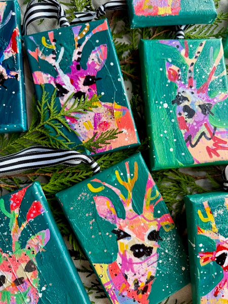 Midwinter Mint-Whip Teal Reindeer