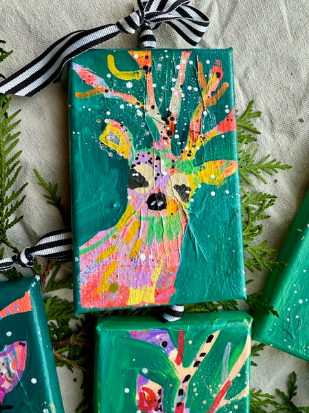 Midwinter Mint-Whip Teal Reindeer