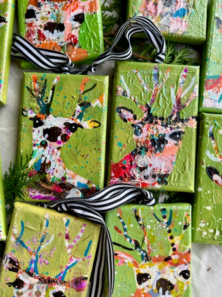 Jello Salad Lime Green Reindeer