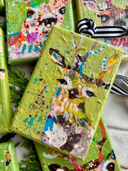 Jello Salad Lime Green Reindeer