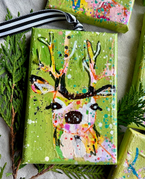 Jello Salad Lime Green Reindeer