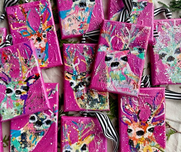 Beat Jello Poke Cake Pink Reindeer