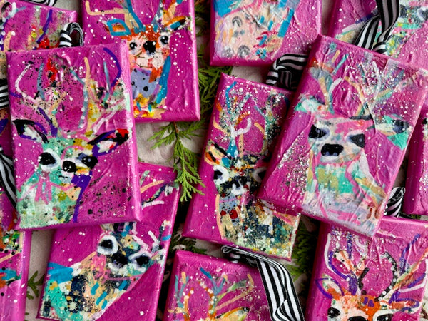 Beat Jello Poke Cake Pink Reindeer