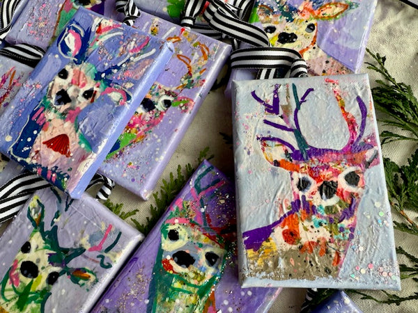 Sugar-Rush Toddler Lavender Reindeer