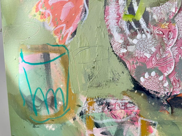 "Cream Soda and Stargazer Lilies" LW110526