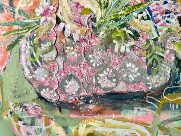 "Cream Soda and Stargazer Lilies" LW110526