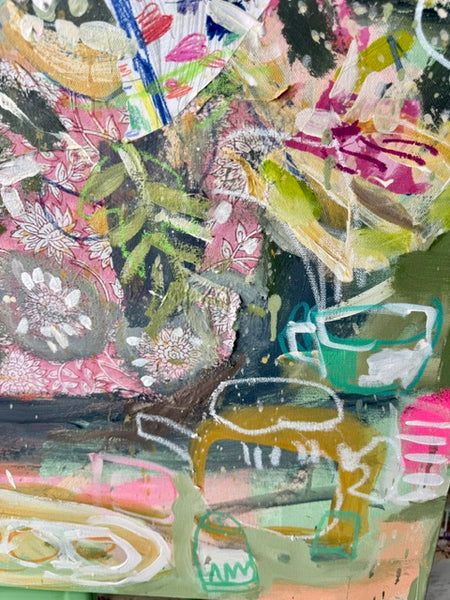"Cream Soda and Stargazer Lilies" LW110526