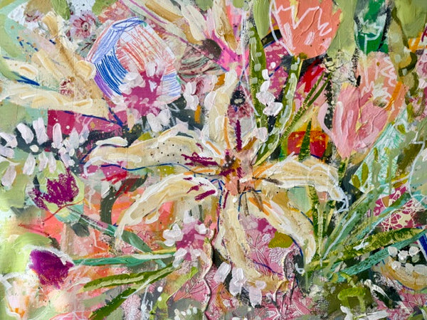 "Cream Soda and Stargazer Lilies" LW110526