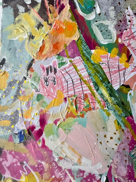 "The Pig Dragons of Peony Season" LW060526